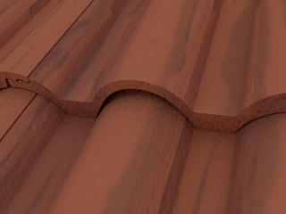 Coppo Antická červená Odvetrávacia škridla  2018