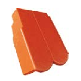 Rundo tehlovočervená krajná ľavá