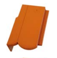 Rundo tehlovočervená krajná 3/4 ľavá