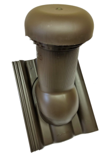 Kanalizačný vetr. komplet 150mm čierná