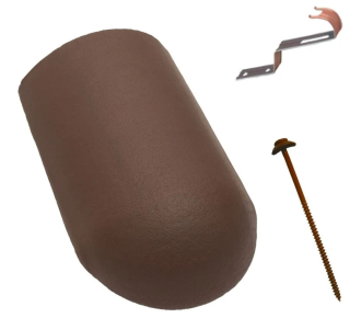 Začiatočný tmavohnedá hrebenáč 