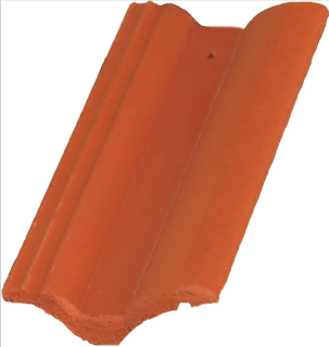 Danubia tehlovo červená polovičná 