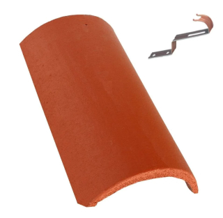 Hrebenáč tehlovo červená